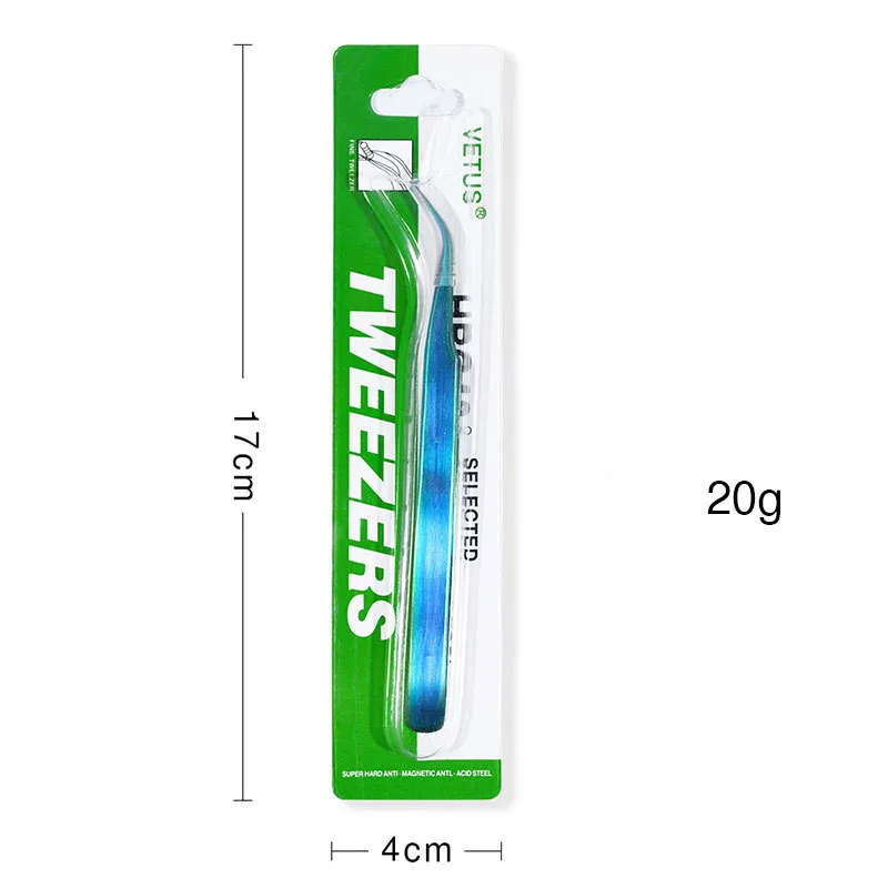 

1Pc Rhinestone Picking Tool Eyelash Curved Tip Nippers Tweezer Eyelash Straight Antistatic DIY Nail Tool Beauty Eye Makeup