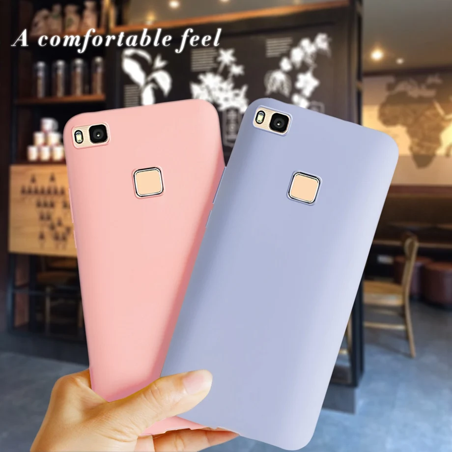 

Soft Cases For Huawei P9 lite Case Slim Candy Color Silicone Back Cover For Huawei P9 Lite P9lite P 9 lite 2016 Case cover Funda