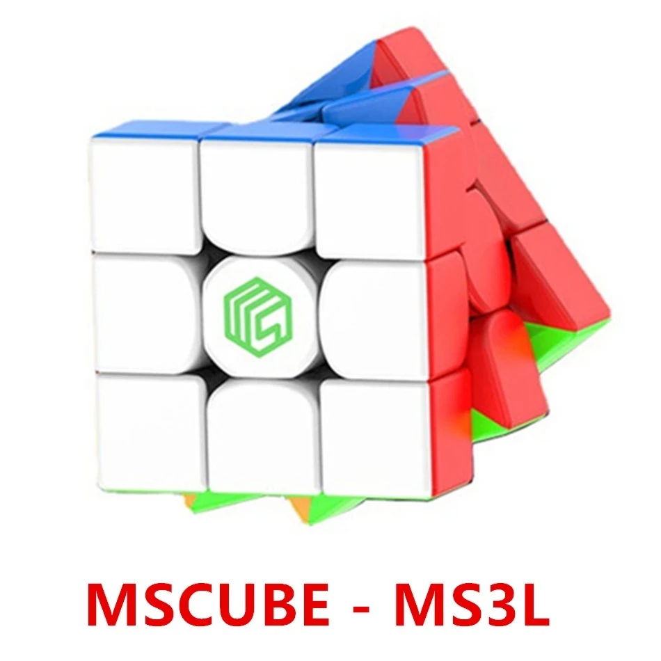

Mscube MS3L 3x3x3 Магнитный магический куб без наклеек профессиональные магниты головоломка скоростной куб обучающие игрушки для детей подарок иг...