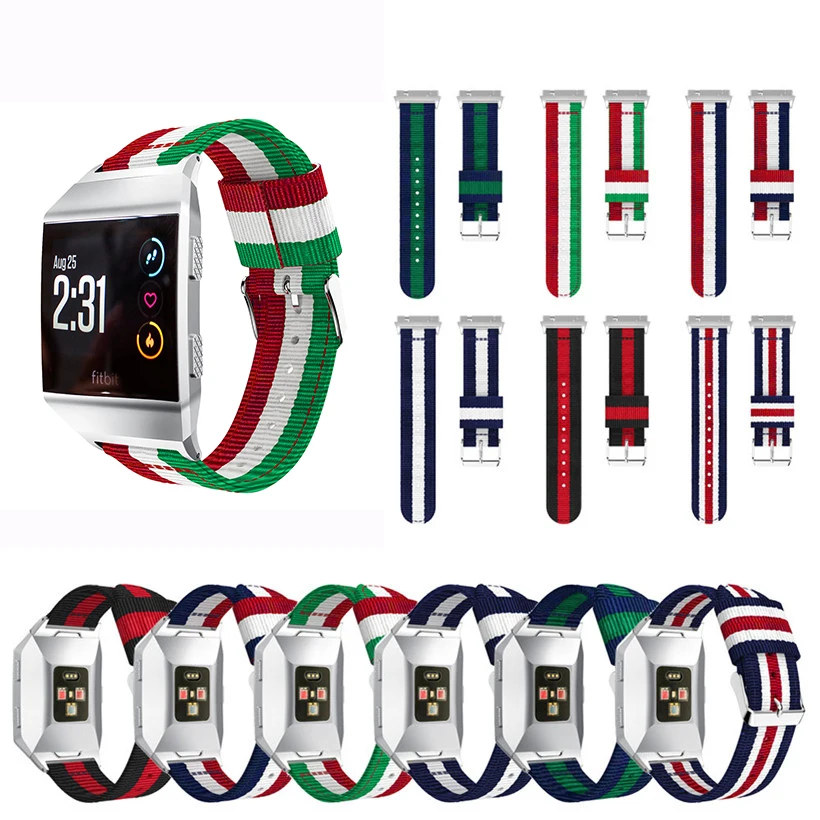 Нейлоновый ремешок для часов отдыха Fitbit Ionic Fashion/спортивный новые умные часы