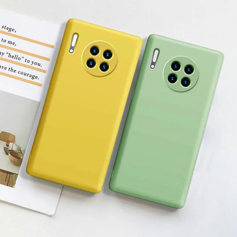 Роскошный тонкий мягкий чехол POBLU карамельного цвета для телефона Huawei Mate30 Mate20 P30