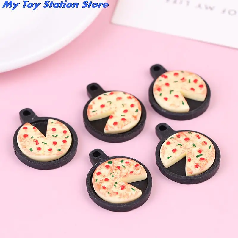 

1 Набор миниатюрный кукольный домик, кухонная тарелка для фруктов, пиццы, жаростойкий кухонный набор из смолы, детские игрушки, аксессуары для кукол