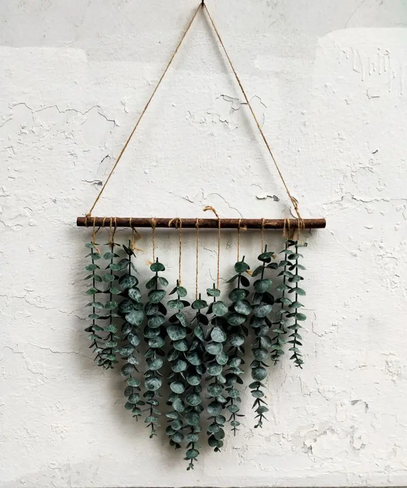 Искусственный эвкалипт Подвесной Настенный декор Виноградная лоза из эвкалипта