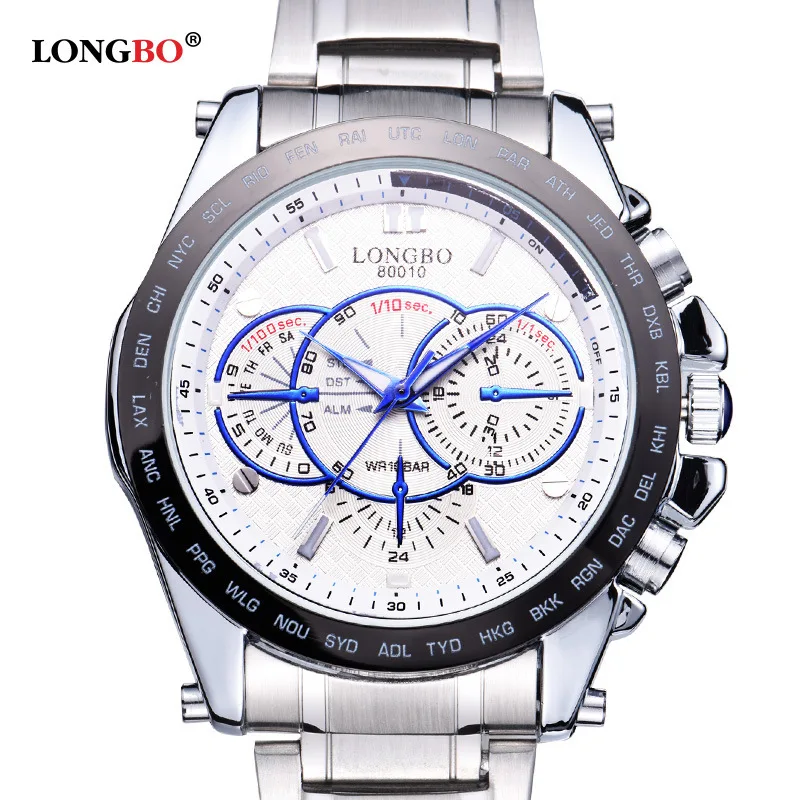 

Long Bo authentic business watch waterproof watch men retro men's wrist watch quartz watch a undertakes to 80010