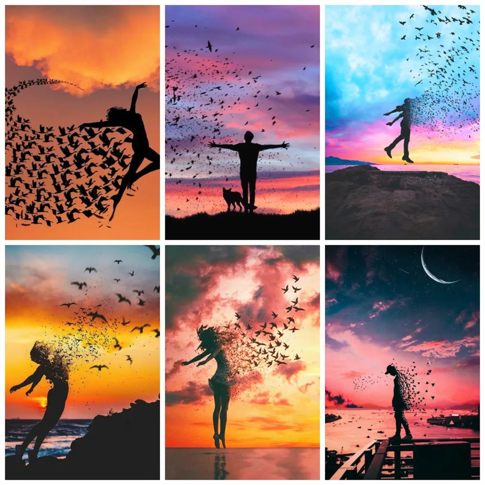 

Kamy Yi Diy 5d Square Diamond Handmade Round Rhinestone Cross Stitch Fashion Character Picture Home Decoration Gift