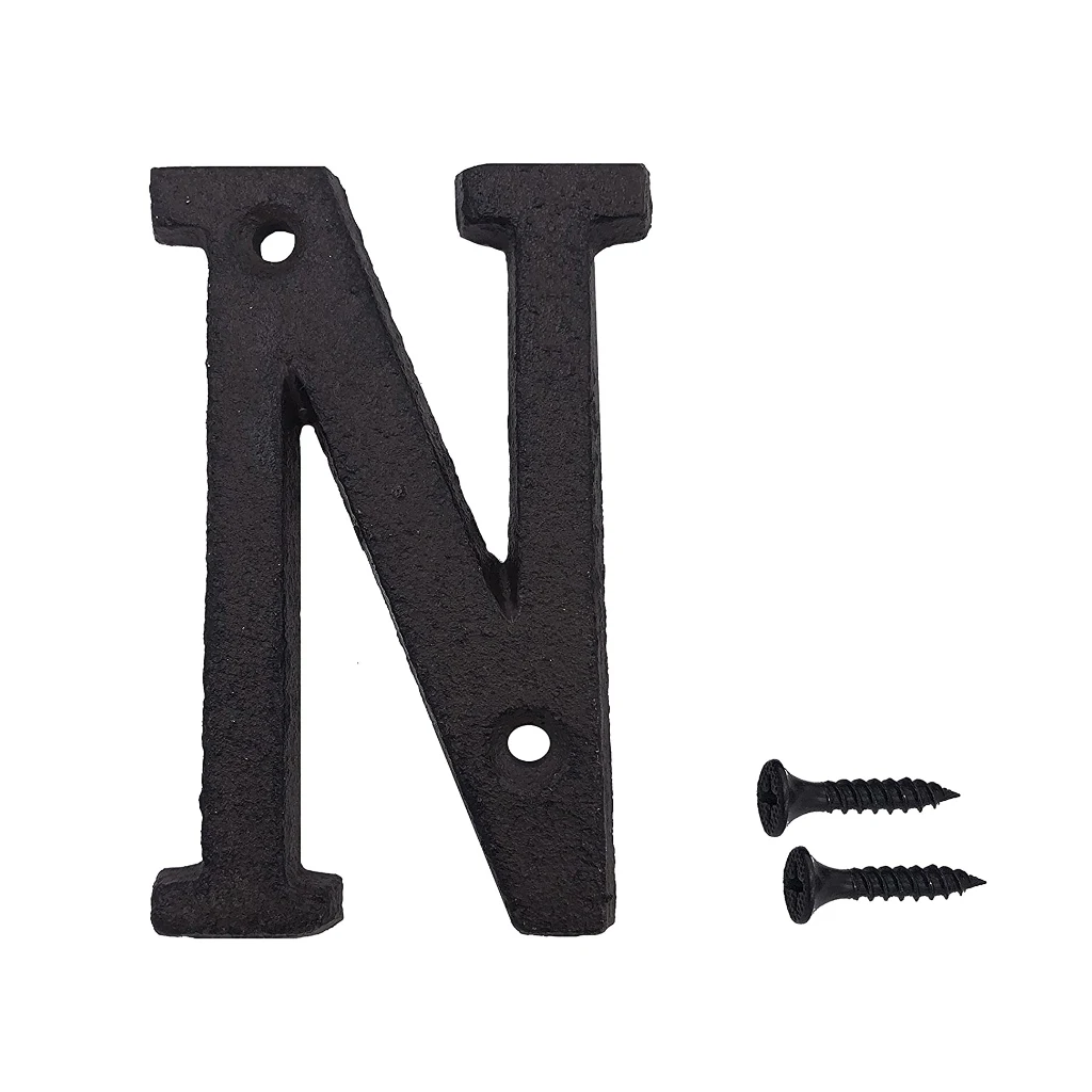 Металлическая надпись A to Z железные алфавитные декоративные символы для