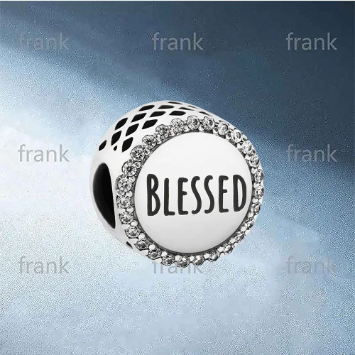 

ENG792016CZ Blessed Charm, Clear CZ