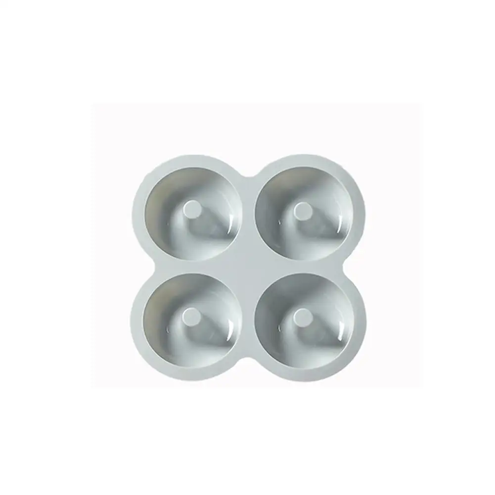 

4 Hole Silicone Donut Pans Donut Mold Hollow Cake Bread Tool Mold Round Kitchenware Baking Silicone S6E9