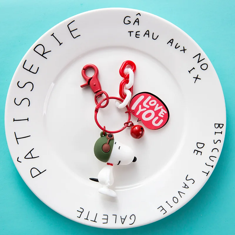 Популярный Стиль мультяшная кукла арахисовая собака брелок для ключей сумка