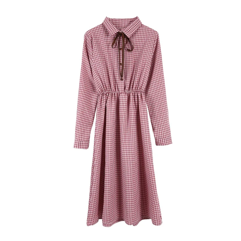 Новинка 2019 модная женская одежда осенне зимнее платье платья длинное