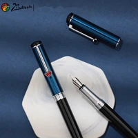 1pcs picasso british style teddy metal body fountain pen 0 5mm ink pen birthday present writting pens stationery pen 1081