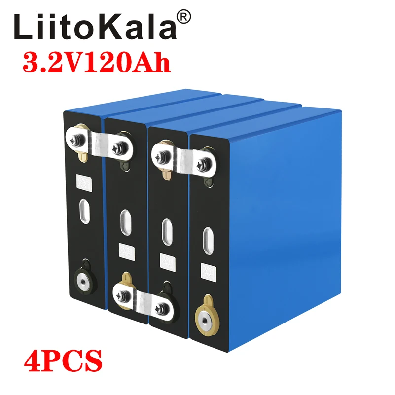 1 шт. LiitoKala 3 2 V 120Ah Lifepo4 батарея новые элементы 12V 24V 36V 48V батареи для электронных