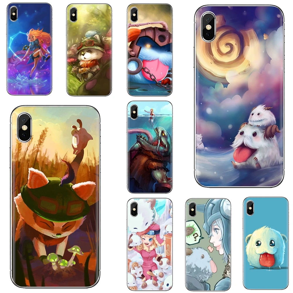 Для Huawei Y6 Y5 2019 для Xiaomi Redmi Note 4 5 6 7 8 Pro Mi A1 A2 A3 6X 5X 7A League of Legends Teemo мягкий кожаный