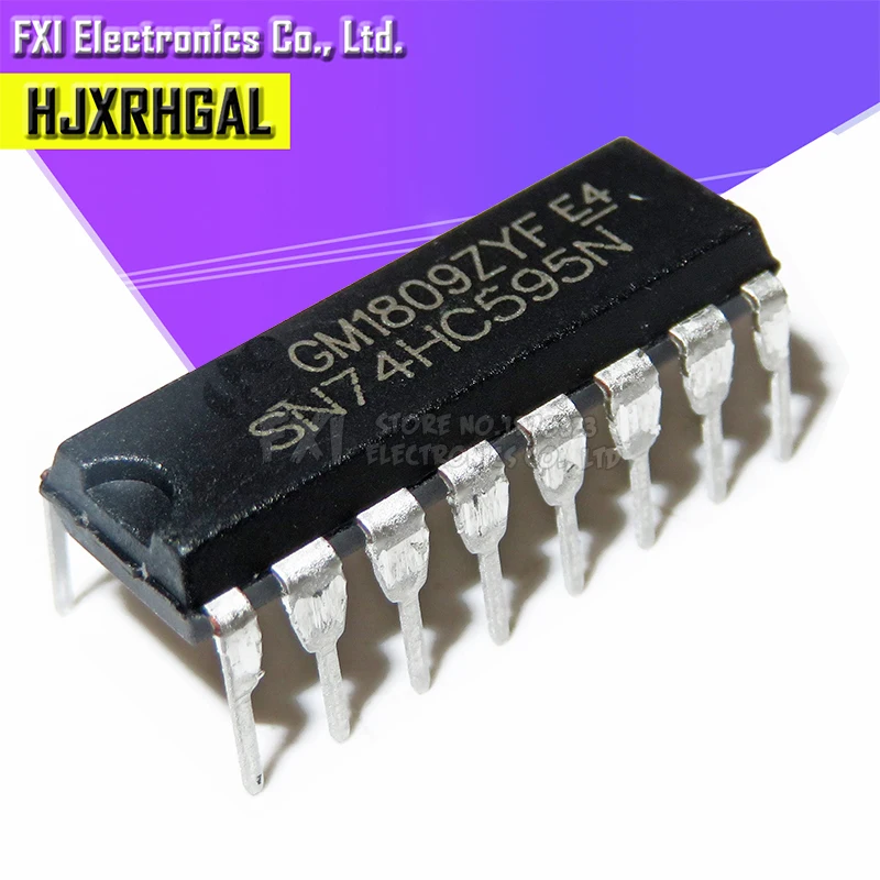 10 шт. SN74HC595N SN74HC595 DIP16 DIP 74HC595N 74HC595 новый оригинальный| |