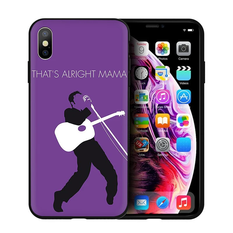 B8 Мягкий силиконовый чехол для телефона EWAU Elvis Presley для iPhone 5 5S SE 6 6s 7 8 plus X XR XS 11 Pro Max - Цвет: B8