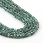 Натуральный синий граненый Апатит драгоценные камни бисер Кианит Круглые Бусины женский браслет ручной работы 2 3 4 мм блестящие бусины 15 дюймов