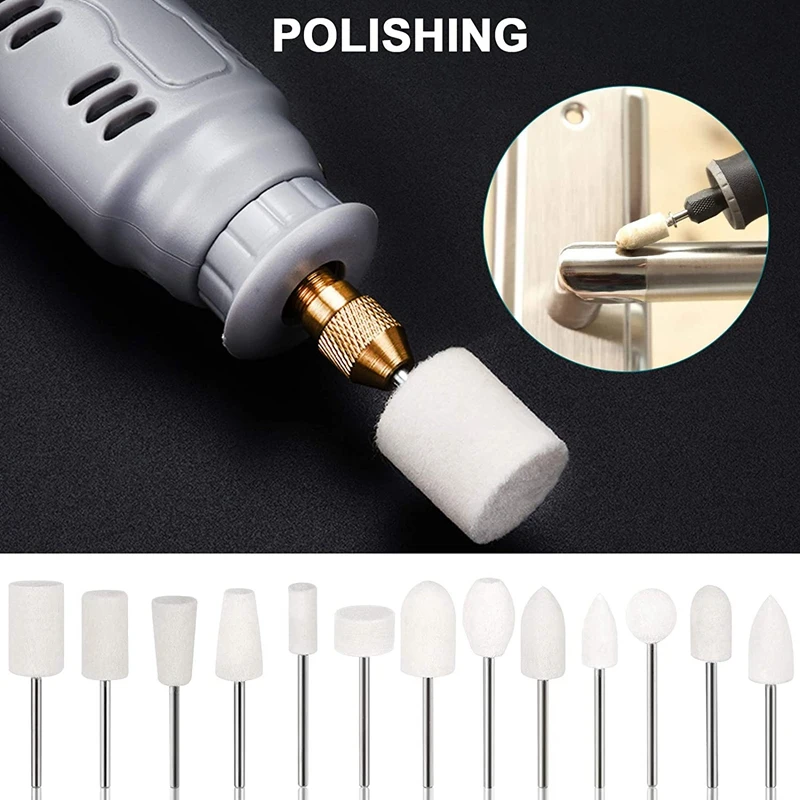 

83Pcs Rotary Tool Accessories Kit 1/8inch Shanks Universal Fitment for Cutting, Sanding, Grinding, Sharpening, Cleaning