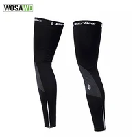wolfbike cycling leg warmers winter compression knee pad protector leg sleeves outdoor sports safety soccer running leggings