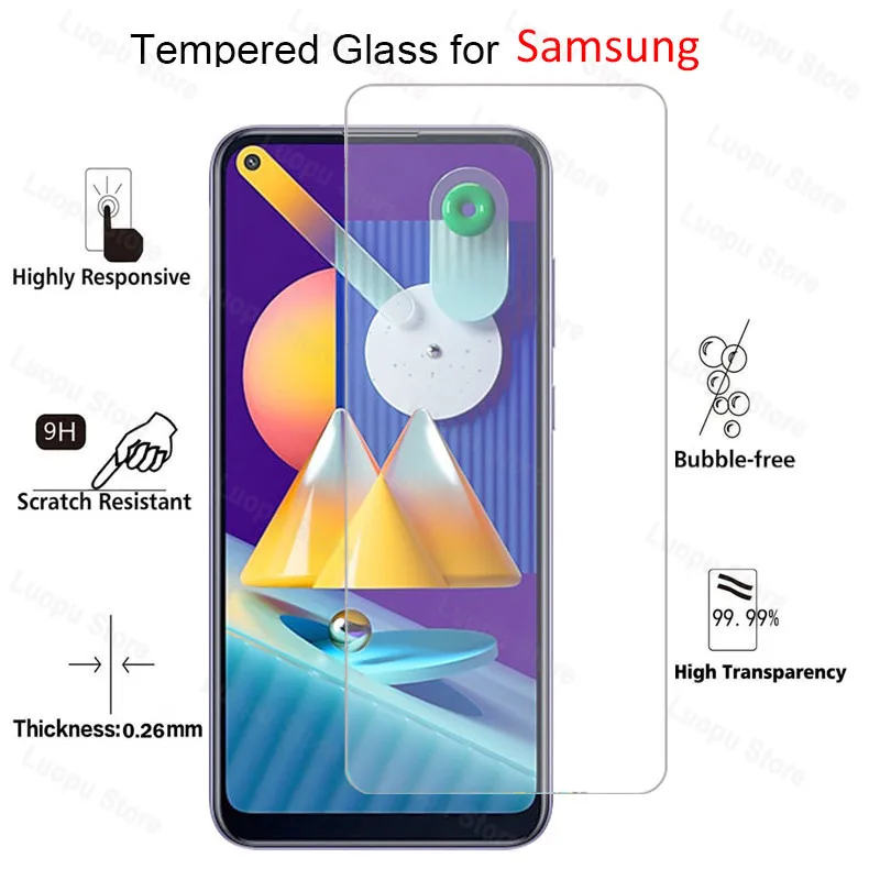 2 в 1 Защитное стекло для объектива камеры samsung galaxy m11 m21 m31 m21s m31s защита экрана