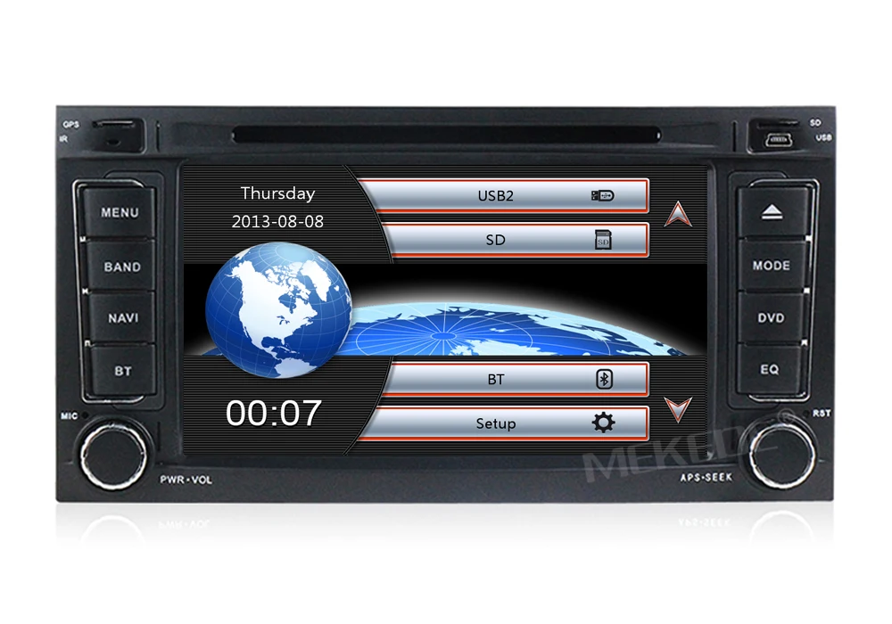 Два Din 7 дюймов Автомобильный dvd-плеер для Touareg/Volkswagen с Canbus радио gps навигация Bluetooth 1080P Ipod бесплатные карты