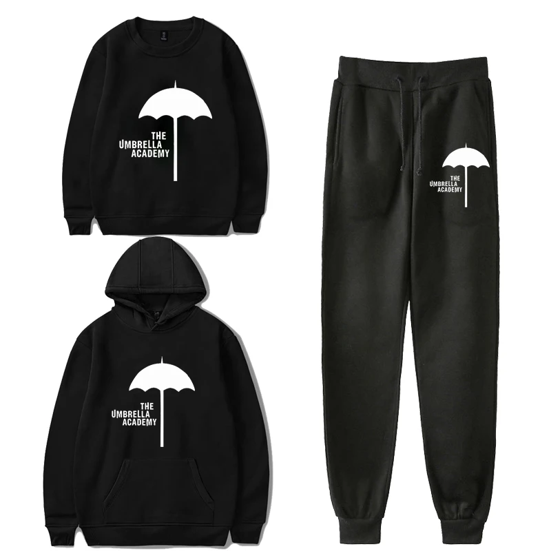 

Sets Tracksuit Men Autumn Winter Hooded Sweatshirt Outfit Sportswear 2020 Male Suit The Umbrella Academy Pullover 3 Piece Set