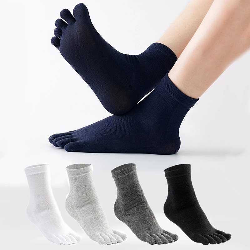 1 Pair Man Tabi Toe Socks Men Women Japanese Cotton Deodoran