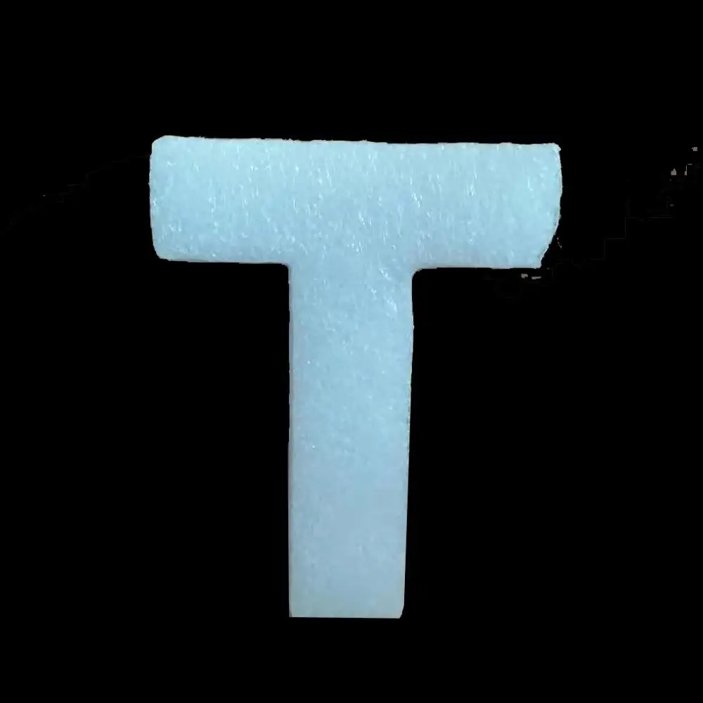 WHITE T Креативные 30 см большие пенопластовые буквы слова DIY белая губка A-Z 26 слов Искусство ремесло ювелирные изделия дисплей инструмент Алфавит имя письмо комбайн - Цвет: WHITE T