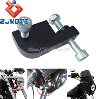 motorcycle headlight extension block for harley dyna fxdl fxdf fxdb fxdwg 39 49mm fork headlamp faring light relocation bracket