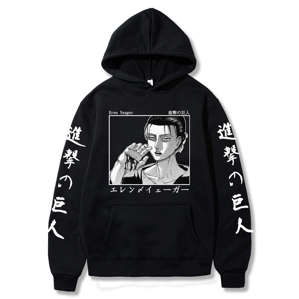

Anime Attack On Titan Print Hoodie Harajuku Tracksuit Coat