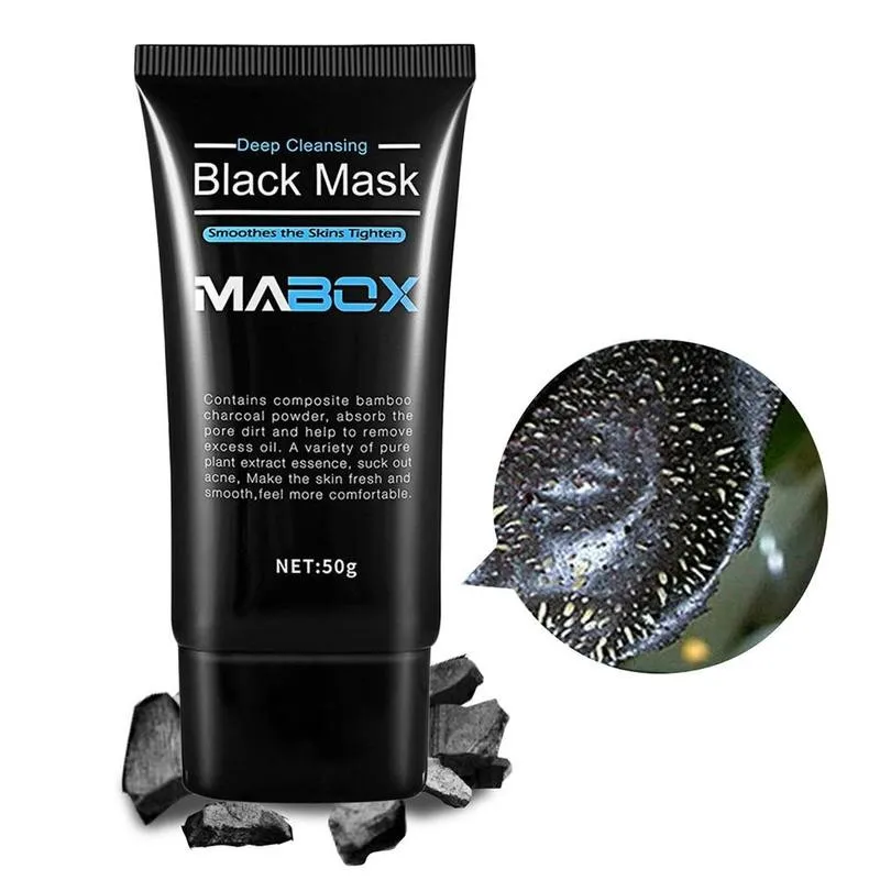 Грязи Мертвого моря и черных точек маски для удаления пористая полоска из черной