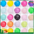 Круглые Китайские бумажные фонарики, 4 дюйма, 6 дюймов, 8 дюймов, 10 дюймов, 12 дюймов, 14 дюймов, 16 дюймов, украшения для свадьбы, дня рождения, аксессуары для детского душа