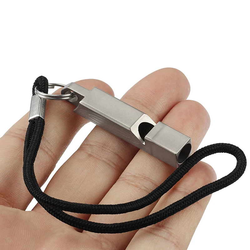 Легкий спасательный свисток из титанового сплава экстренный для выживания