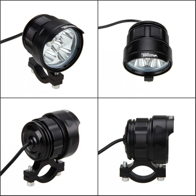 Комплект из 2 предметов, 50 Вт 3 режима Высокий Низкий SOS 5000LM 4 V-84 V мотоциклов 5x XM-L T6 светодиодный вождения головной светильник противотуманной фары Точечный светильник с выключателем
