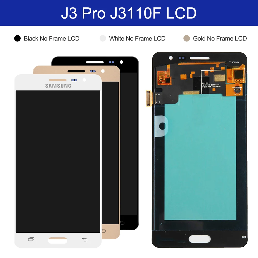 ЖК дисплей 5 0 ''Super AMOLED для Samsung Galaxy J3 pro J3109 J3110 J3119 с сенсорным экраном и
