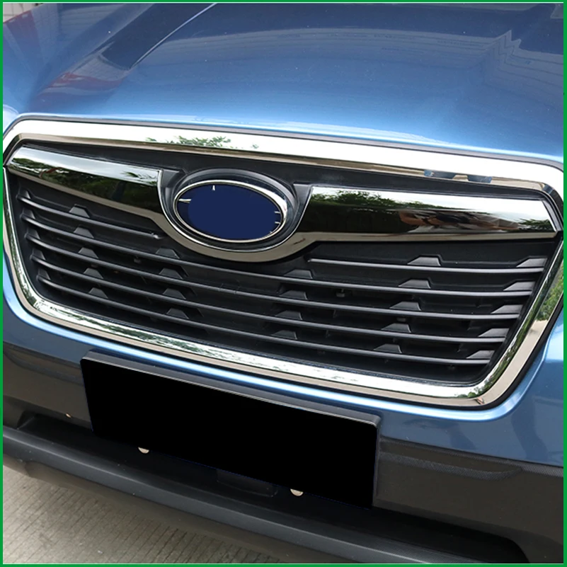 Для Subaru Forester SK 2019 передняя решетка для автомобиля из нержавеющей стали рамка