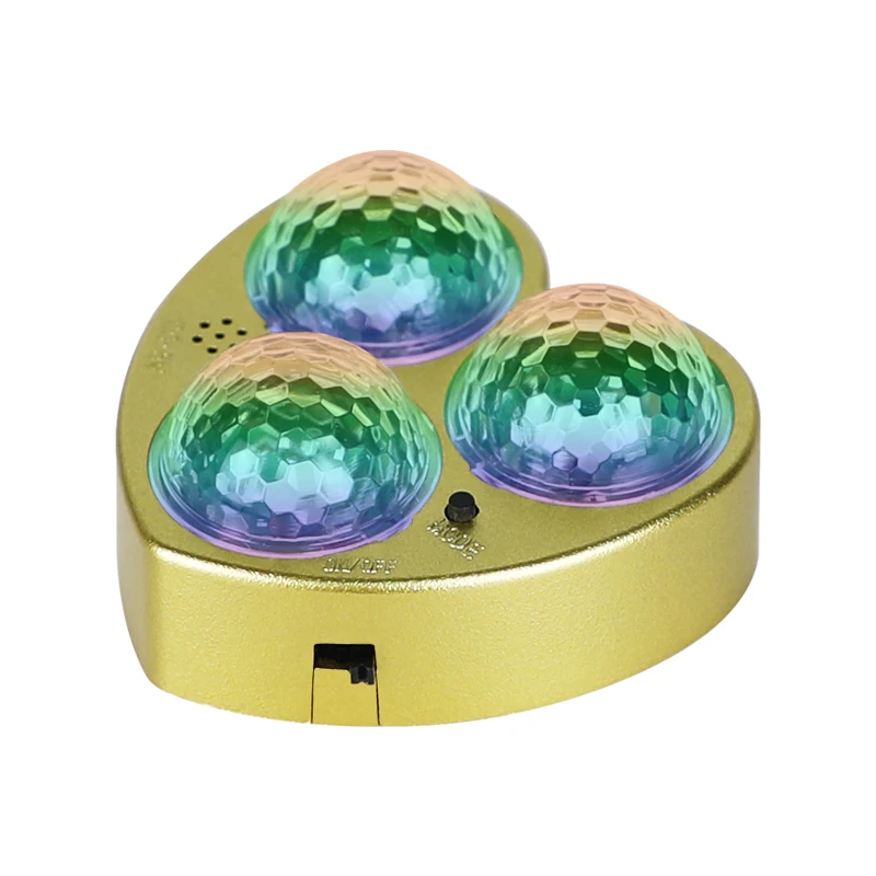 

WUZSTAR New Mini USB Star Light Sound Activited Party Lighting Effect Colorful DJ Disco Lights For bedroom Decoration Baby Gift