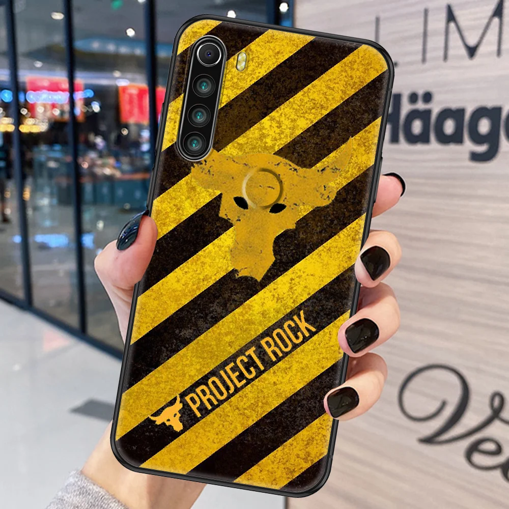 Чехол для телефона The Rock Dwayne Johnson Xiaomi Redmi Note 7 8 9 10 7A 8T 9A 9T 9S 10S Pro черный силиконовый