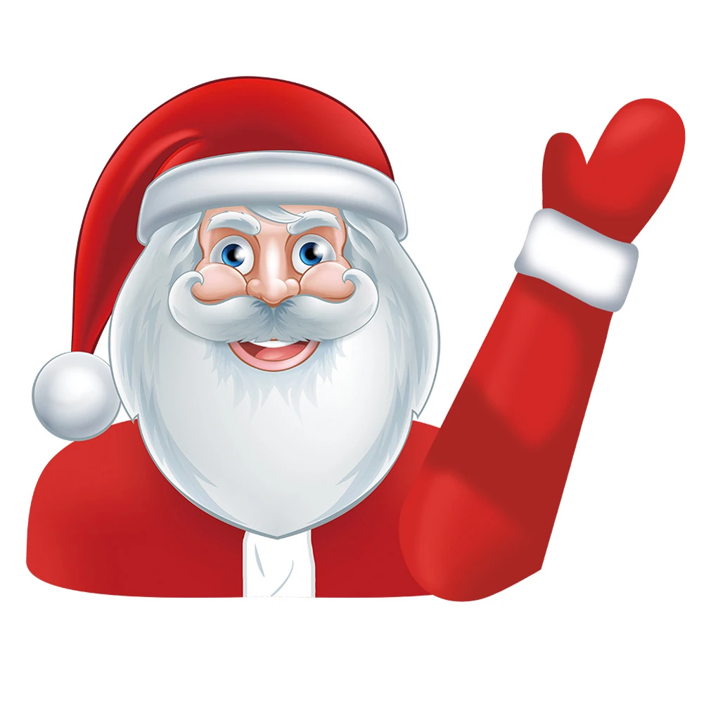 Мультфильм Санта Клаус Наклейки &quotСанта Клаус&quot Домашний Декор стены Рождество