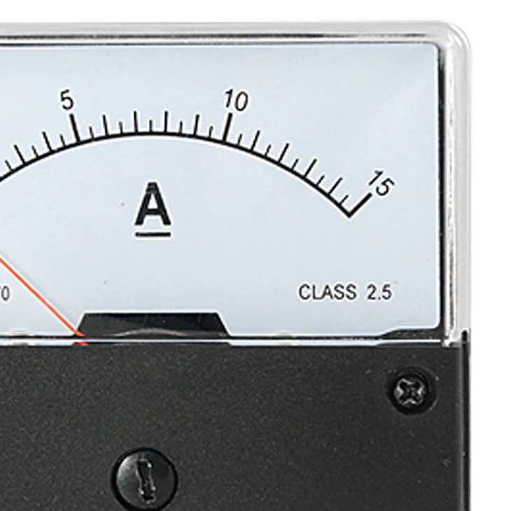 

DC 0-15A Current Range Panel Mount Ampere Meter Gauge
