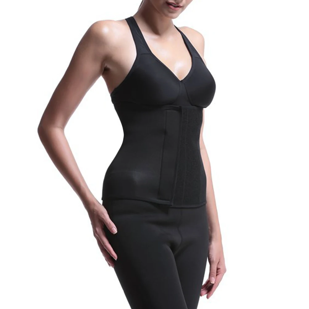 

Yoga Workout Shapewear Vest Tank High Elasticity Sweat Slimming Belly Belt Vest Workout Body Shaper Tank Top