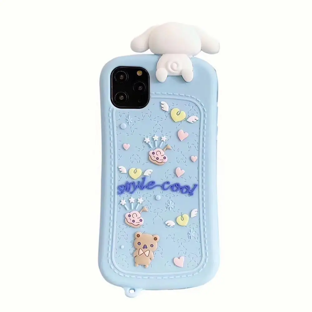 9 3D чехол с милыми мультяшными животными для Apple iPhone 6S 6 7 Plus 8 Plus X Xs Max XR 11 Pro Max силиконовый чехол для телефона s Capa - Цвет: 9