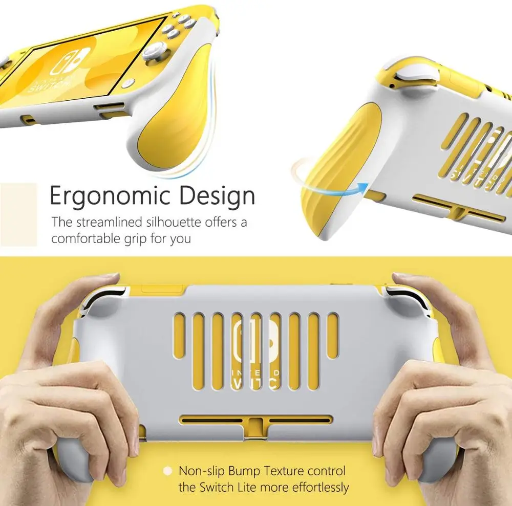 Hand Grip For Nintendo Switch Lite Shock Proof Protection Cover Shell Ergonomic Handle Nintend Game Grips | Электроника