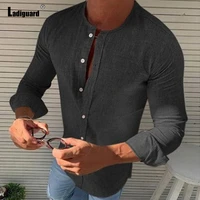 plus size 4xl men casual linen shirt long sleeve blouse autumn fashion top sexy mens clothing 2021 single breasted shirts blusas