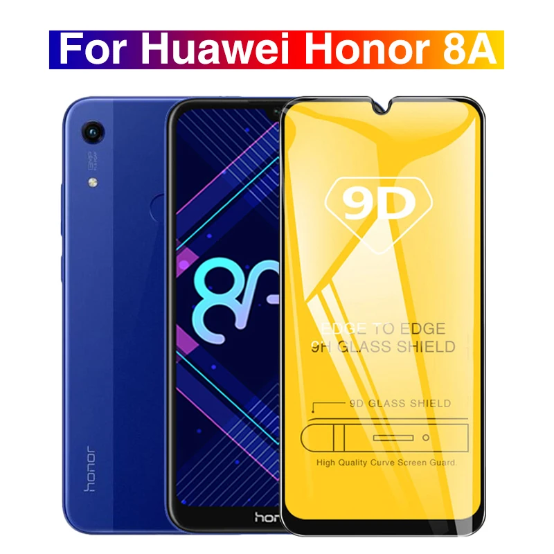 9D защитный Стекло на Honor 8A JAT-LX1 безопасное закаленное стекло для Huawei Honor 8X8 S 8C Hono A8 X8 Honor8A Экран протектор