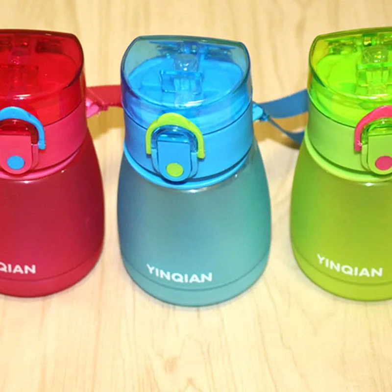 Милые дети мультфильм школа питьевой воды соломенная бутылка детская чашка с