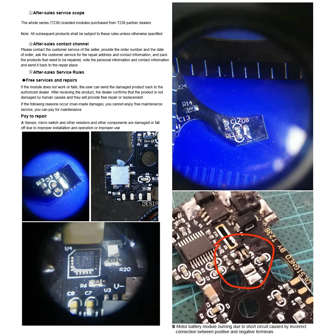 Программируемый Модуль управления огнем T238 MOSFET для XWE G36 / JM 11AK Ⅲ коробка передач