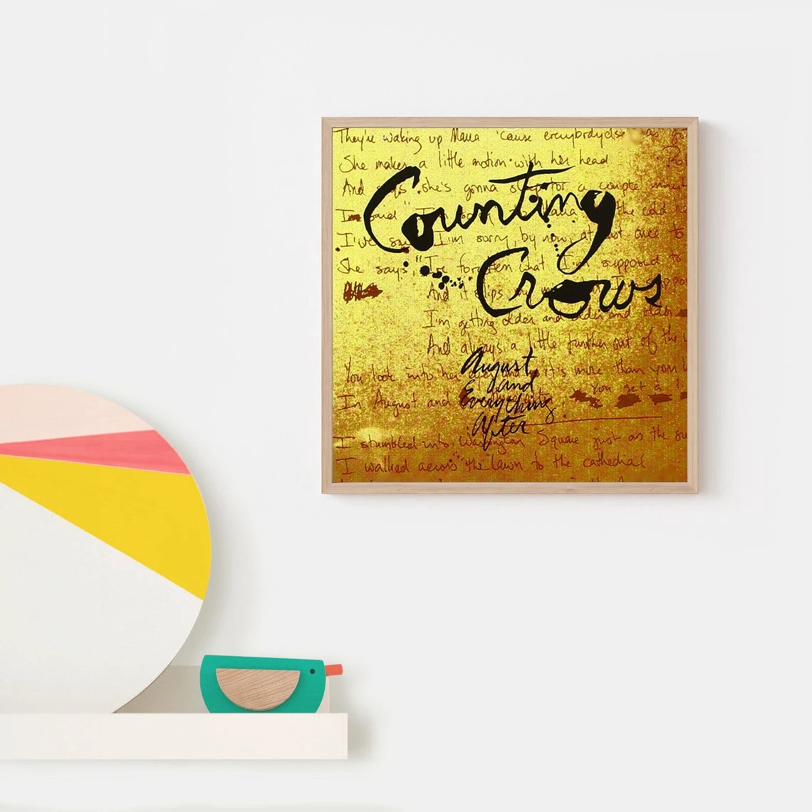 

Counting Crows -august And Everything After Music Album Cover Poster Singer Music Star Poster Home Wall Painting Decoration
