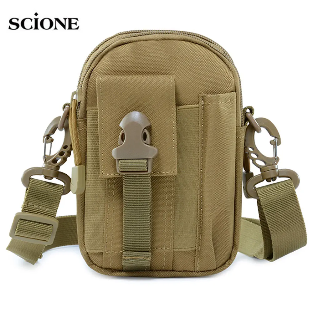 

Tactical Belt Bag Military Molle Pouch Waist Camping Waterproof Mobile Pocket Running Hunting Outdoor Small Iphone Pack X292A