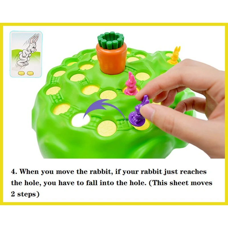 

Rabbit Cross Country Competition Children's Puzzle Game Parenting Intelligence Board Game Family Party Desktop Game