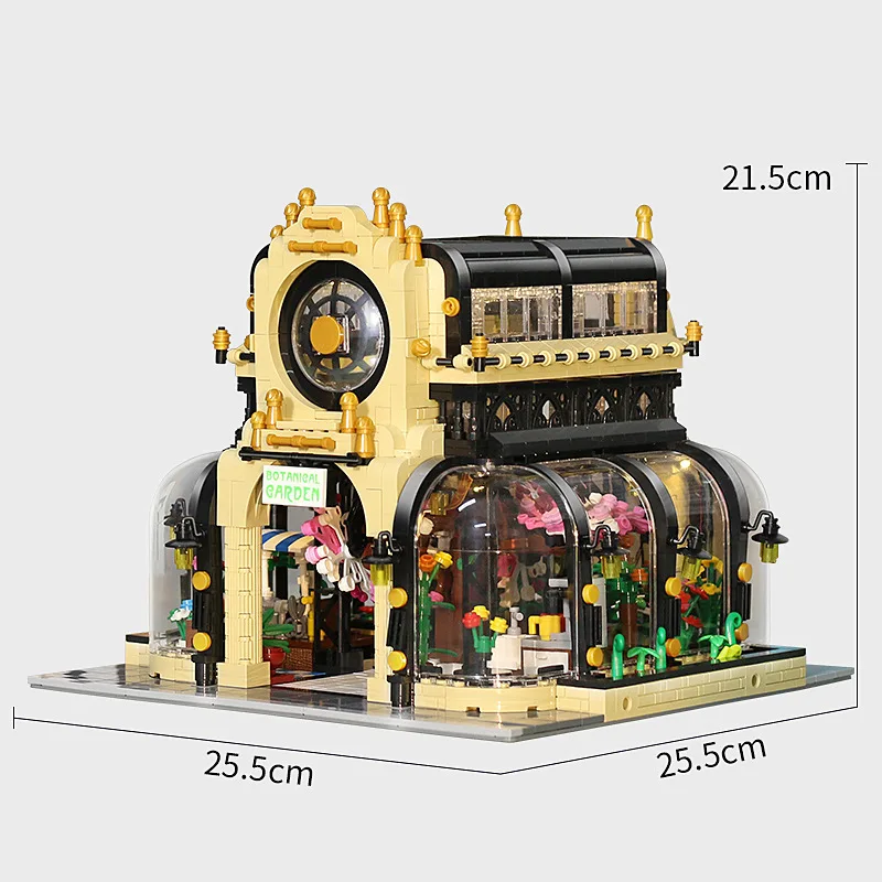 

Modular building blocks Botanical Garden model Creative city street view series Children's educational assembling toys Gift